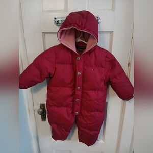 2/$20 18-24m Tommy Hilfiger Down Snowsuit Baby Toddler Outdoor Clothing Winter